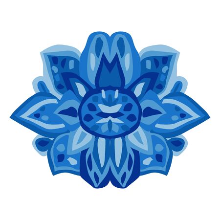 Decorative mandala in watercolor style, design element. Can be used for cards, invitations, banners, posters, print design. Mandala colorful backgroundのイラスト素材