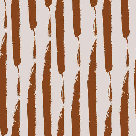 Abstract seamless pattern with hand drawn grid decorations, design element.のイラスト素材