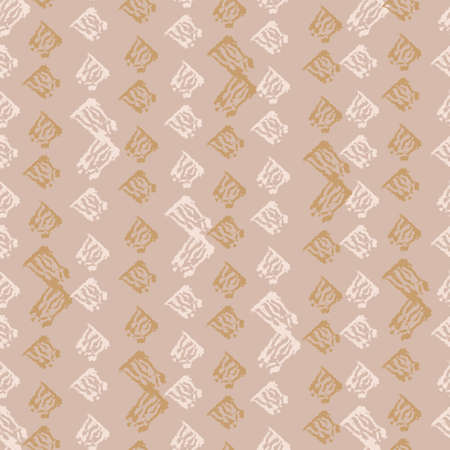 Abstract seamless pattern with hand drawn decorationsのイラスト素材