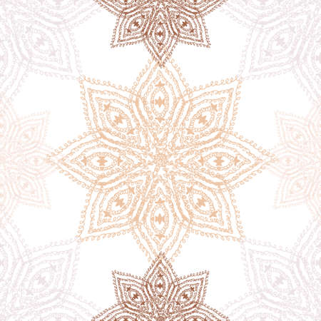 Abstract seamless pattern with hand drawn decorationsのイラスト素材