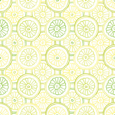Elegant seamless pattern with pomelo fruits, design elements. Fruit  pattern for invitations, cards, print, gift wrap, manufacturing, textile, fabric, wallpapers. Food, kitchen, vegetarian themeのイラスト素材