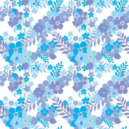 Elegant seamless pattern with abstract flowers, design elements. Floral  pattern for invitations, cards, print, gift wrap, manufacturing, textile, fabric, wallpapersのイラスト素材