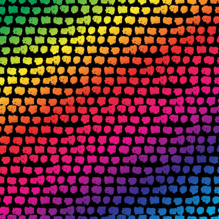 Spectrum  pattern with abstract shapes, design elements. Gradient pattern for invitations, cards, print, gift wrap, manufacturing, textile, fabric, wallpapersのイラスト素材