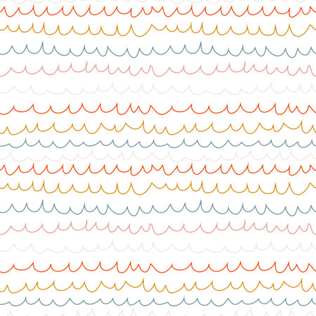 Abstract boho doodle seamless pattern, design element. Grunge tribal  pattern for invitations, cards, print, gift wrap, manufacturing, textile, fabric, wallpapersのイラスト素材