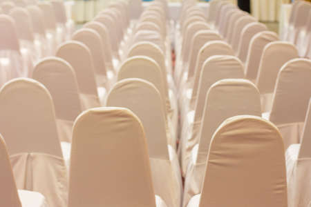 ?Backrest of chairs in the meeting roomの写真素材