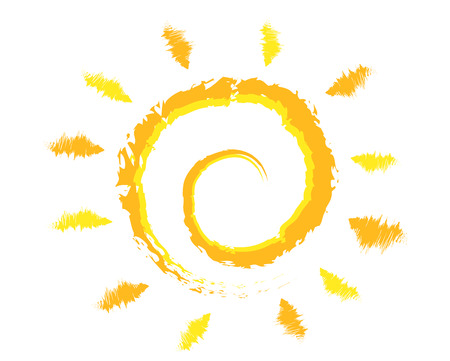 Vector - Sun iconの写真素材