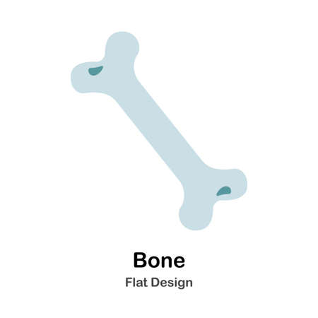 Bone In Flat Vector Illustration Design Iconのイラスト素材