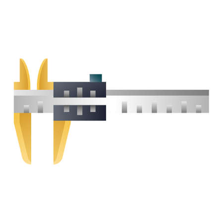 Sliding scale vector illustration in gradient designのイラスト素材