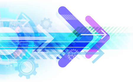 Abstract futuristic technology background with various elements. Structure pattern icon backdrop....