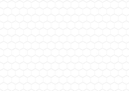 Abstract. Embossed Hexagon , honeycomb white and gray Background ,light and shadow ,Vector illustrationのイラスト素材
