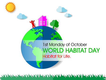 World Habitat Dayのイラスト素材
