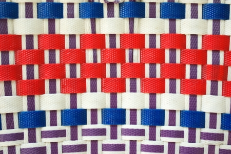 colorful basket weave pattern の写真素材