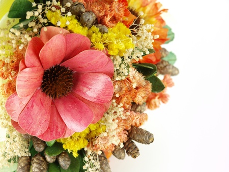 decorative handmade flower の写真素材