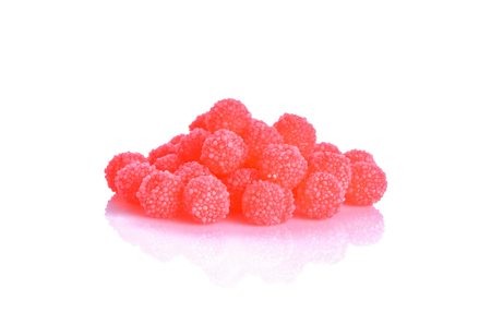 Jelly berry on white background