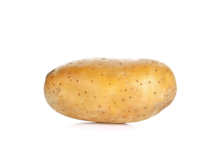 Potato on white backgroundの写真素材