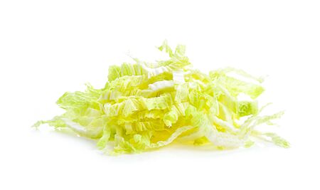 Chinese Cabbage isolated on white backgroundの写真素材