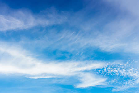 Clear blue sky with cloud.