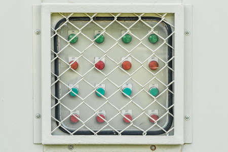 Old electrical control boxの写真素材