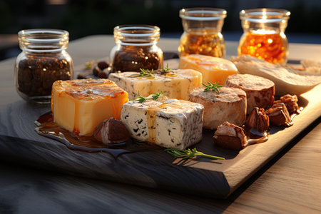 Foie Gras with Truffles: Indulge in the rich and buttery foie gras, paired with the decadent essence of truffles. Generated with AIの素材