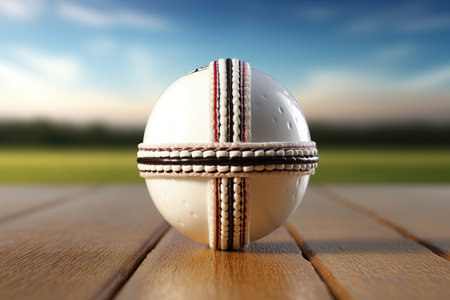 Cricket: Batsmen take powerful swings as they face bowlers on a lush cricket pitch.Generated with AIの素材