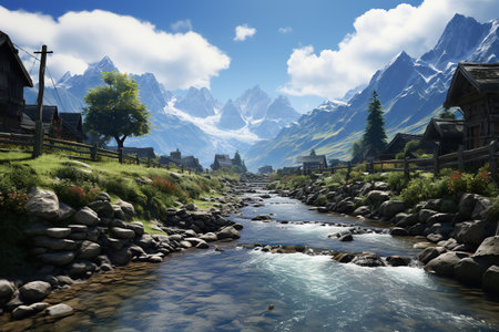 Travelers exploring tourist destinations around the world, capturing the beauty of diverse cultures, stunning landscapes, and iconic landmarks. Generated with AIの素材