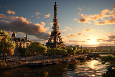 Travelers exploring tourist destinations around the world, capturing the beauty of diverse cultures, stunning landscapes, and iconic landmarks. Generated with AIの素材