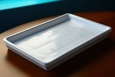 Paper tray mockup: Digital or physical representations of paper trays,Generated with AIの素材