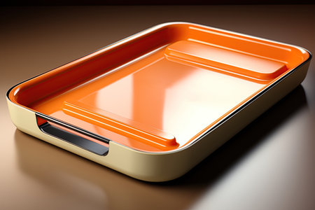 Paper tray mockup: Digital or physical representations of paper trays,Generated with AIの素材