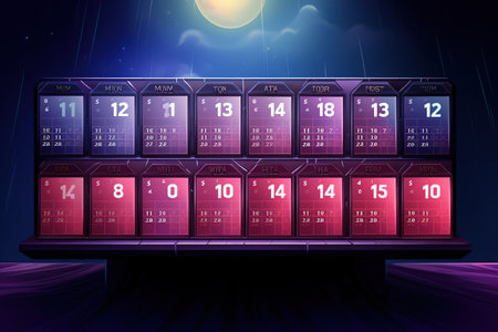 A 2024 calendar featuring all 12 months with dates and holidays highlighted,Generated with AIの素材