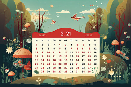 A 2024 calendar featuring all 12 months with dates and holidays highlighted,Generated with AIの素材