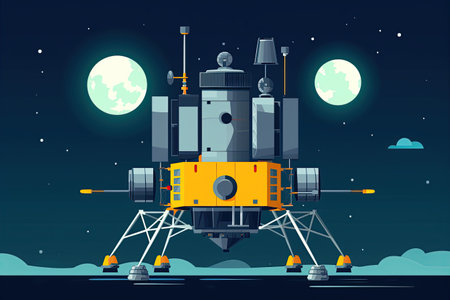 Chandrayaan 3 was a proposed lunar mission by ISRO.Generated with AIの素材