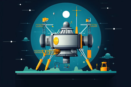 Chandrayaan 3 was a proposed lunar mission by ISRO.Generated with AIの素材