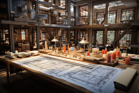 Structural Engineer: Analyzing building blueprints and materialsの素材