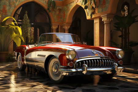 Vintage Vibes: Retro fashion, classic cars, and timeless nostalgia.の素材