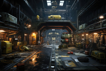 Industrial Engineer: Optimizing production processes on a factory floorの素材