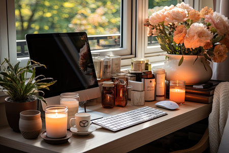 Home-Based Consultancy: Offering professional advice and services remotelyの素材