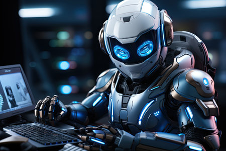 Customer Support Chatbots: Develop an AI-powered chatbot to handle customer inquiries and support.の素材