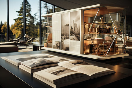 Print Material Layout: Design a brochure, poster, or magazine layout with AI assistanceの素材