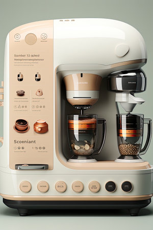E-commerce Website Product Page Mock-up: Design an engaging product page UI mock-up for an e-commerce website with AIの素材