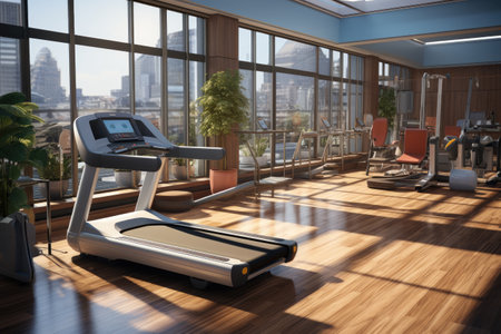 health and wellness-themed AI visuals for fitness and medical industriesの素材