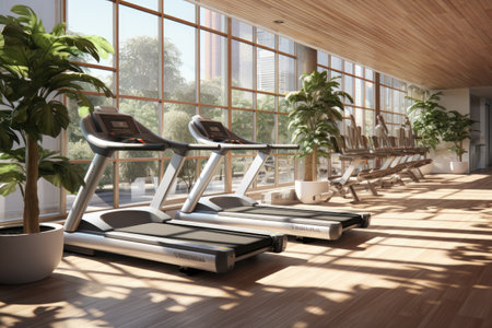 health and wellness-themed AI visuals for fitness and medical industriesの素材