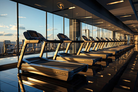 health and wellness-themed AI visuals for fitness and medical industriesの素材
