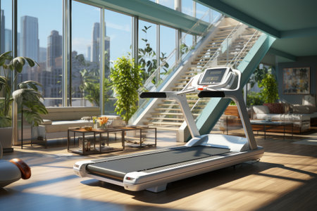 health and wellness-themed AI visuals for fitness and medical industriesの素材