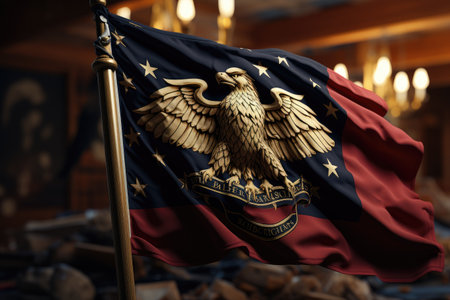 Flag and Emblem Creation: Generate national flags and emblems with AI design algorithmsの素材