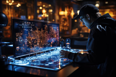 Cybersecurity: Implement AI for real-time threat detection and response in cybersecurityの素材