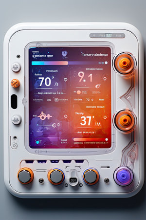 IoT Control Panel UI Mock-up: "Design a user-friendly control panel UI mock-upの素材