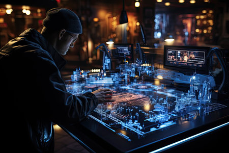 Cybersecurity: Implement AI for real-time threat detection and response in cybersecurityの素材