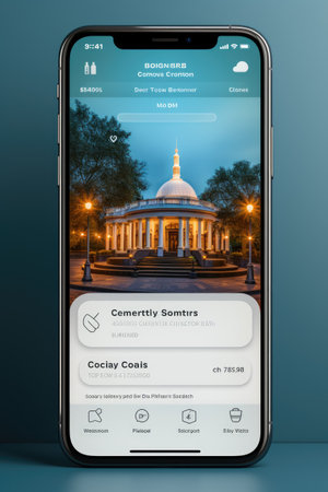 Banking App Transaction Page Mock-up: Generate a transaction page UI mock-up for a mobile banking app with AI assistanceの素材