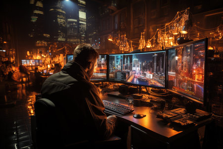Cybersecurity: Implement AI for real-time threat detection and response in cybersecurityの素材