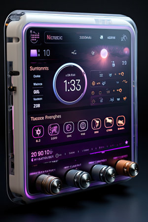 IoT Control Panel UI Mock-up: "Design a user-friendly control panel UI mock-upの素材